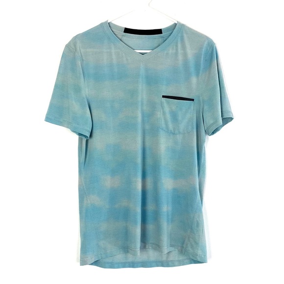 lululemon athletica Other - Lululemon Watercolor Up Front Short Sleeve V Tee